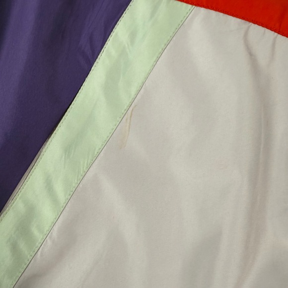 Urban Outfitters Womens Colorblock Windbreaker Jacket Lavender Purple Red Size M - Picture 7 of 9